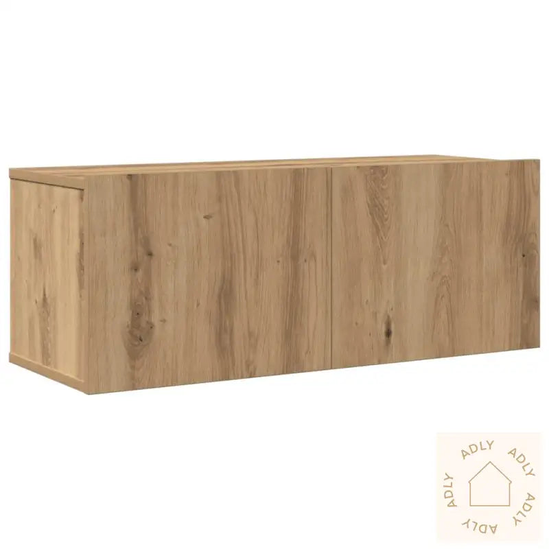 6 Deler Tv Kabinett Sett I Artisan Eik Ingeniørtre