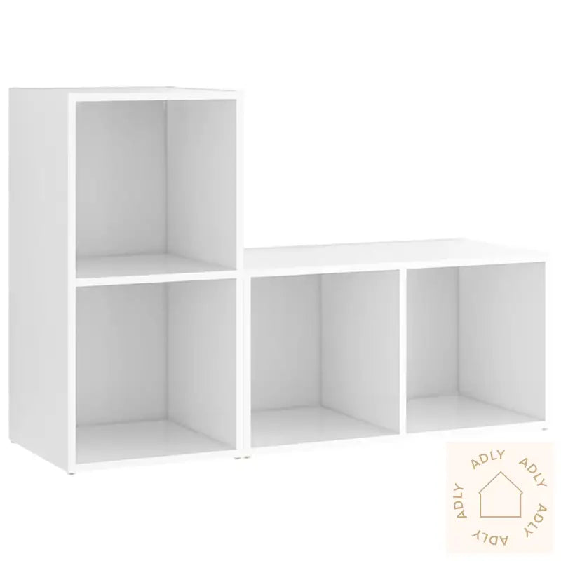 Tv-Benker 2 Stk Hvit 72X35X36,5 Cm Konstruert Tre