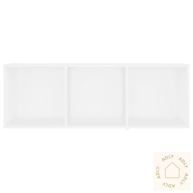 Tv-Benker 2 Stk Hvit 107X35X37 Cm Konstruert Tre