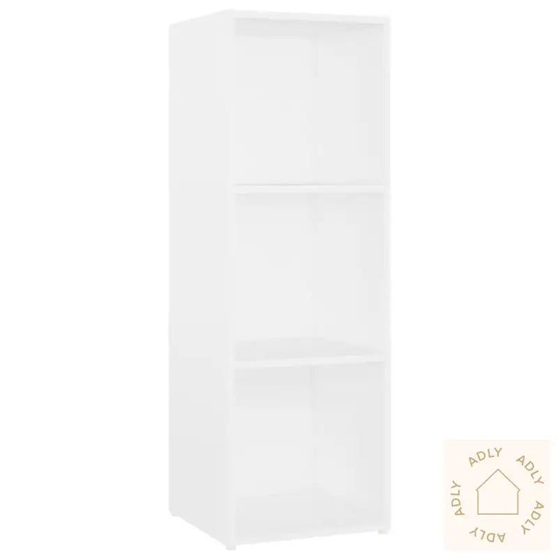 Tv-Benker 2 Stk Hvit 107X35X37 Cm Konstruert Tre