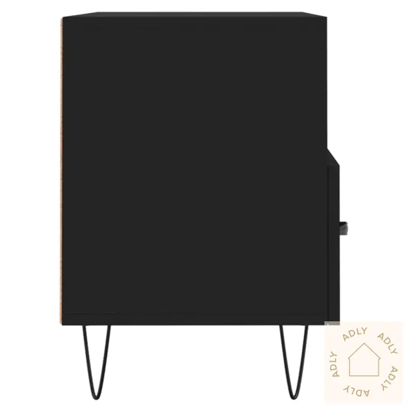 Tv-Benk Svart 80X36X50 Cm Konstruert Tre