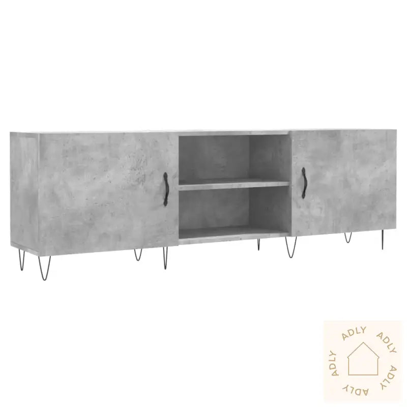 Tv-Benk Betonggrå 150X30X50 Cm Konstruert Tre