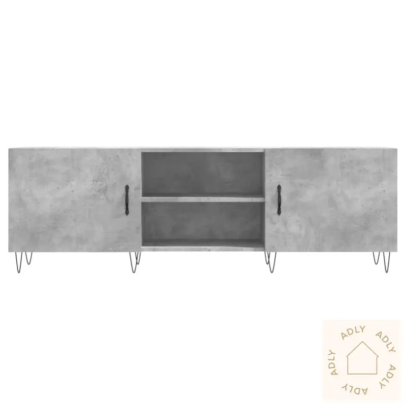 Tv-Benk Betonggrå 150X30X50 Cm Konstruert Tre