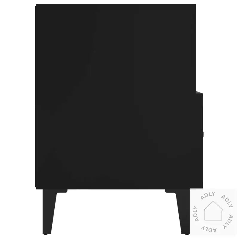 Tv-Benk Svart 80X36X50 Cm Konstruert Tre