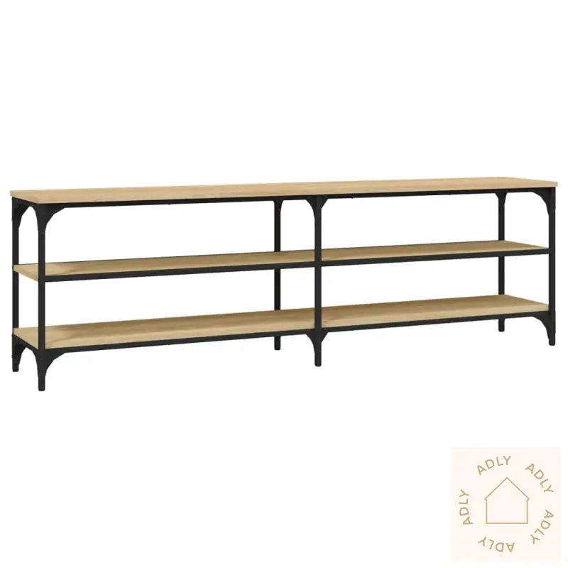 Tv-Benk Sonoma Eik 160X30X50 Cm Konstruert Tre