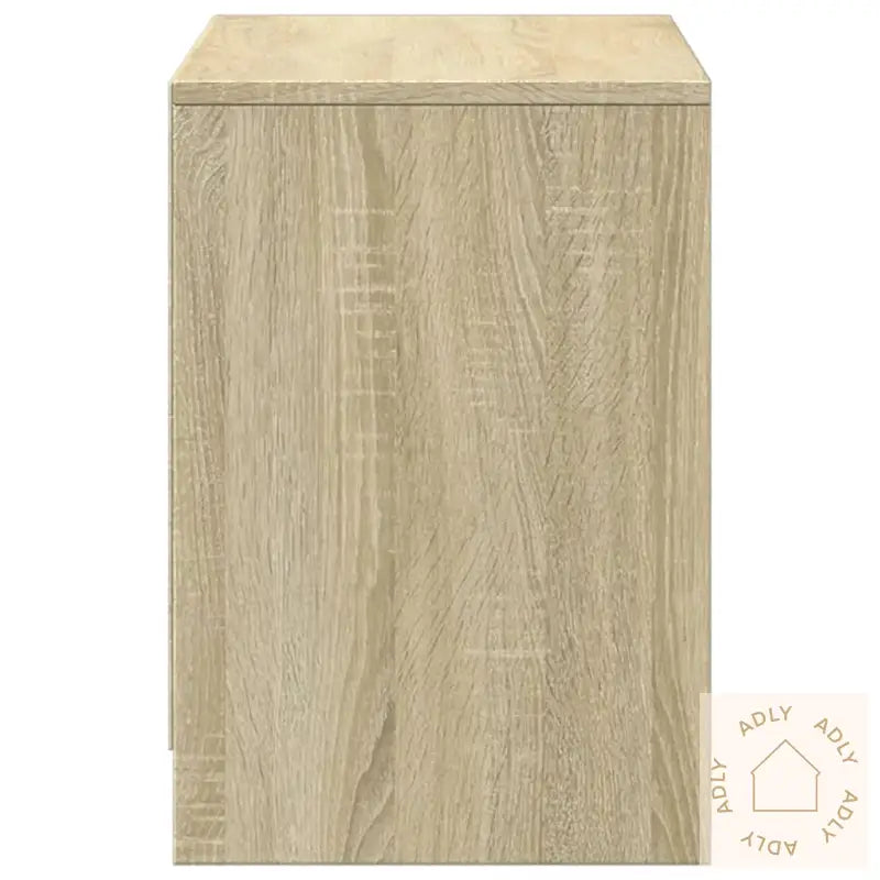 Tv-Benk Med Led Sonoma Eik 100X34X50 Cm Konstruert Tre
