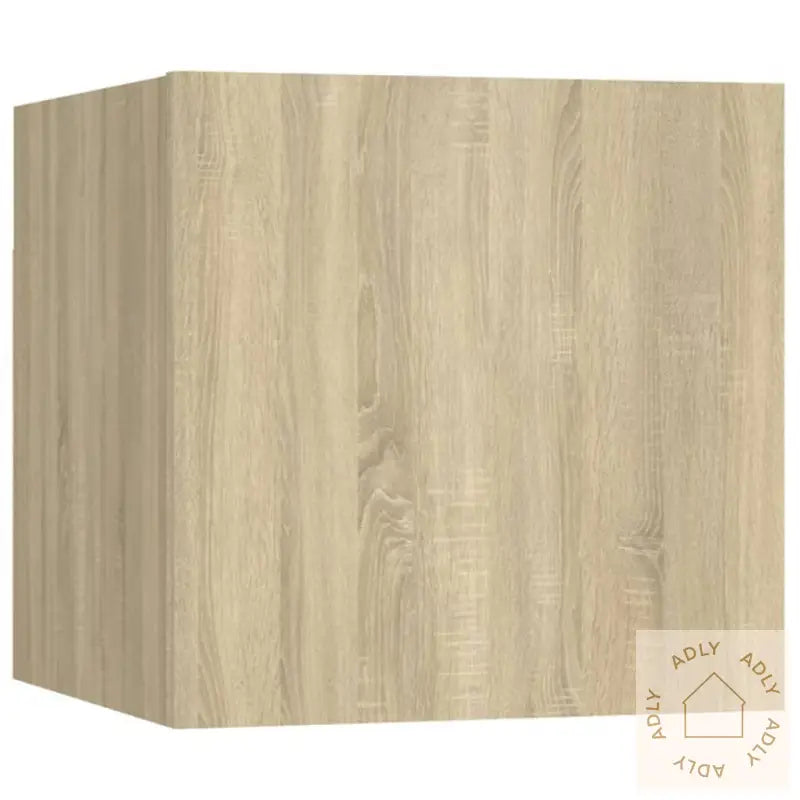 Tv-Skapsett 7 Deler Sonoma Eik Konstruert Tre