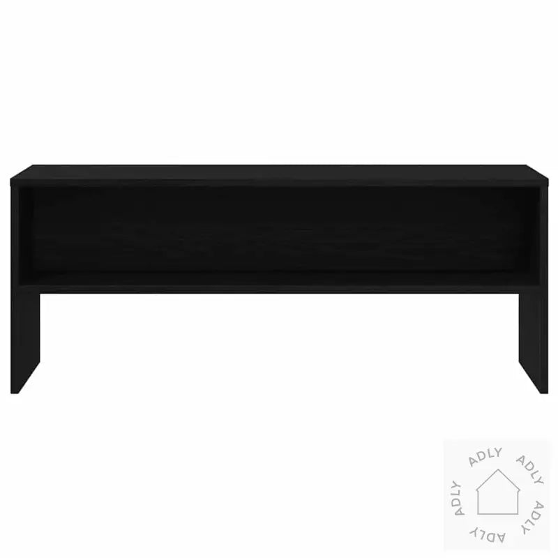 Tv-Benk Svart Eik 100X40X40 Cm Konstruert Tre