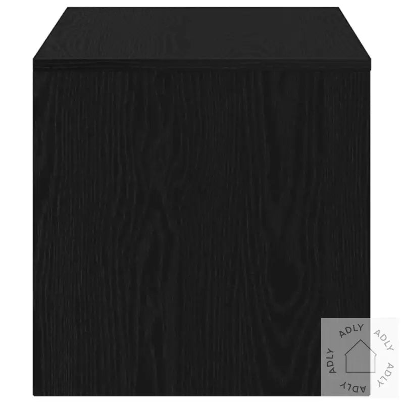 Tv-Benk Svart Eik 100X40X40 Cm Konstruert Tre