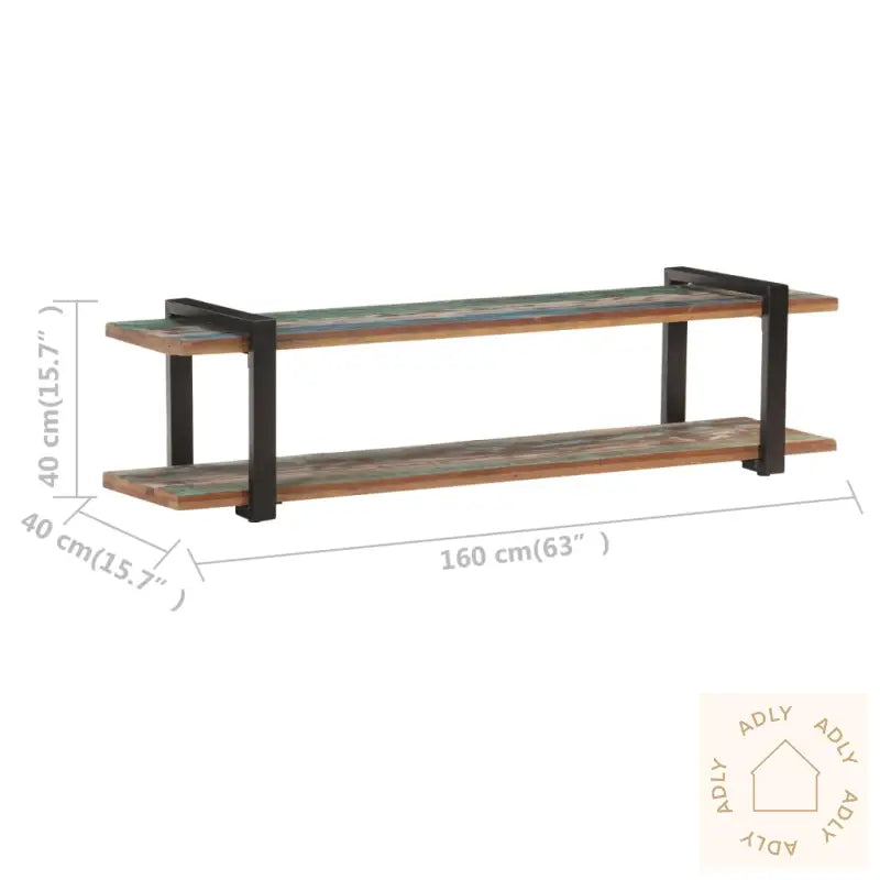 Tv-Benk 160X40X40 Cm Gjenvunnet Heltre