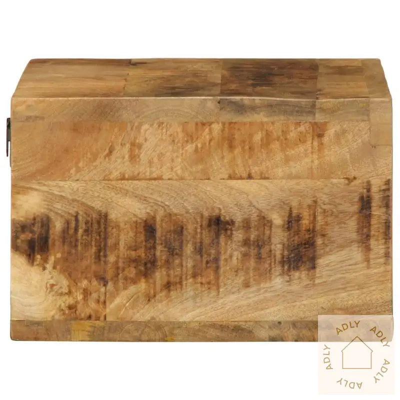 Veggmontert Tv-Benk 40X30X19 Cm Grovt Heltre Mangotre