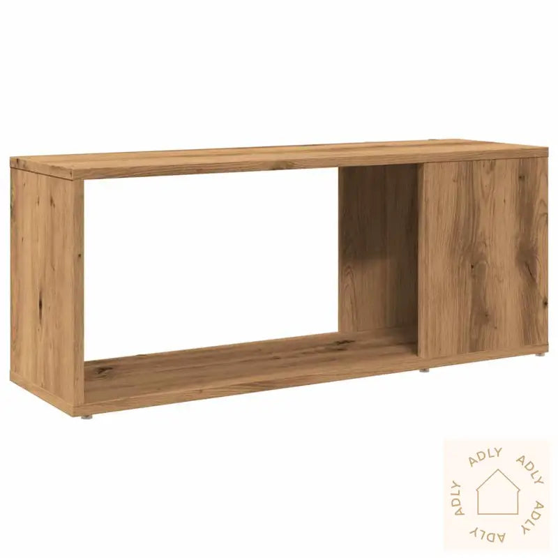 Tv-Benk Artisan Eik 80X24X32Cm Konstruert Tre