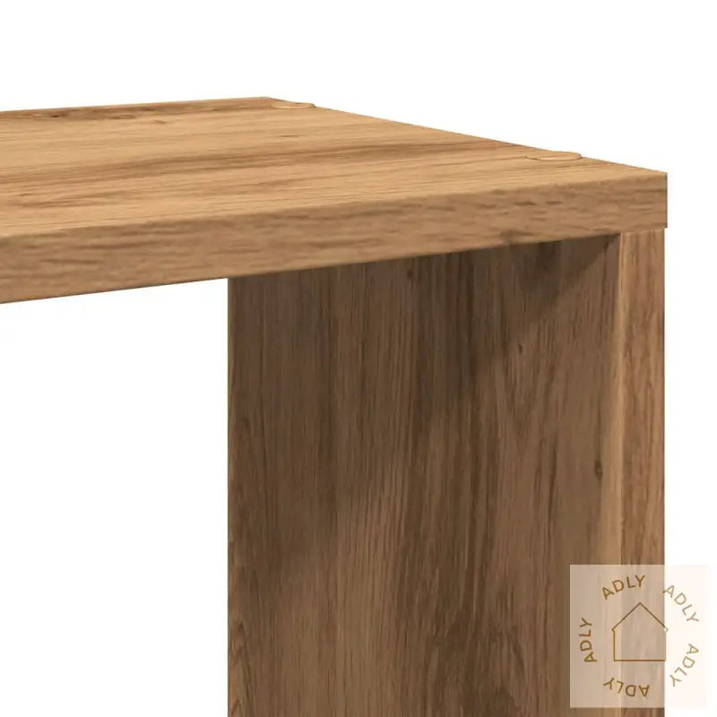 Tv-Benk Artisan Eik 80X24X32Cm Konstruert Tre