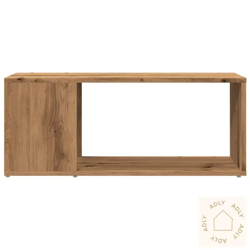 Tv-Benk Artisan Eik 80X24X32Cm Konstruert Tre