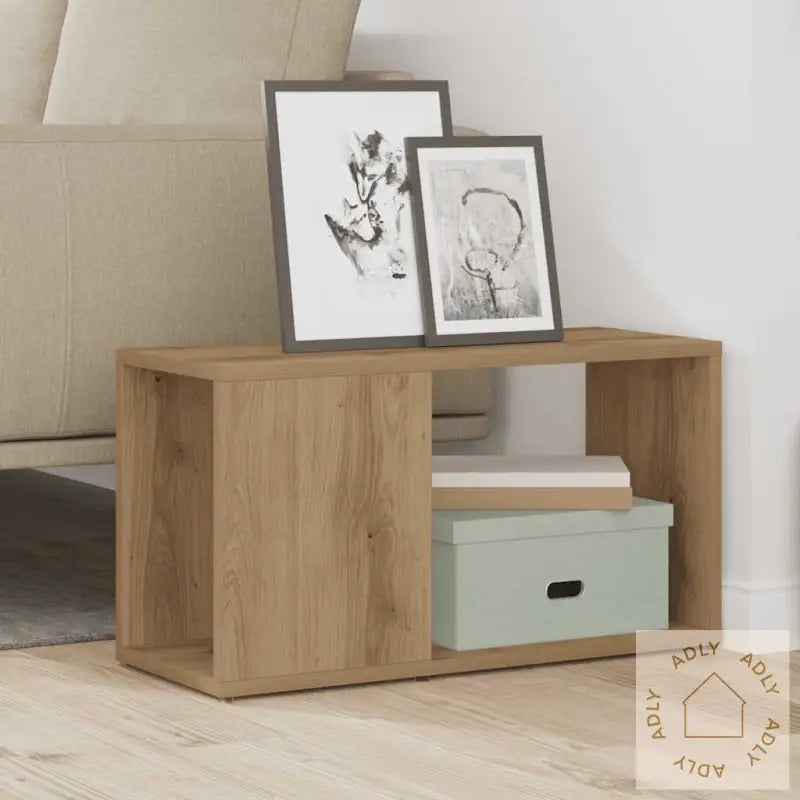 Tv-Benk Artisan Eik 60X24X32 Cm Konstruert Tre