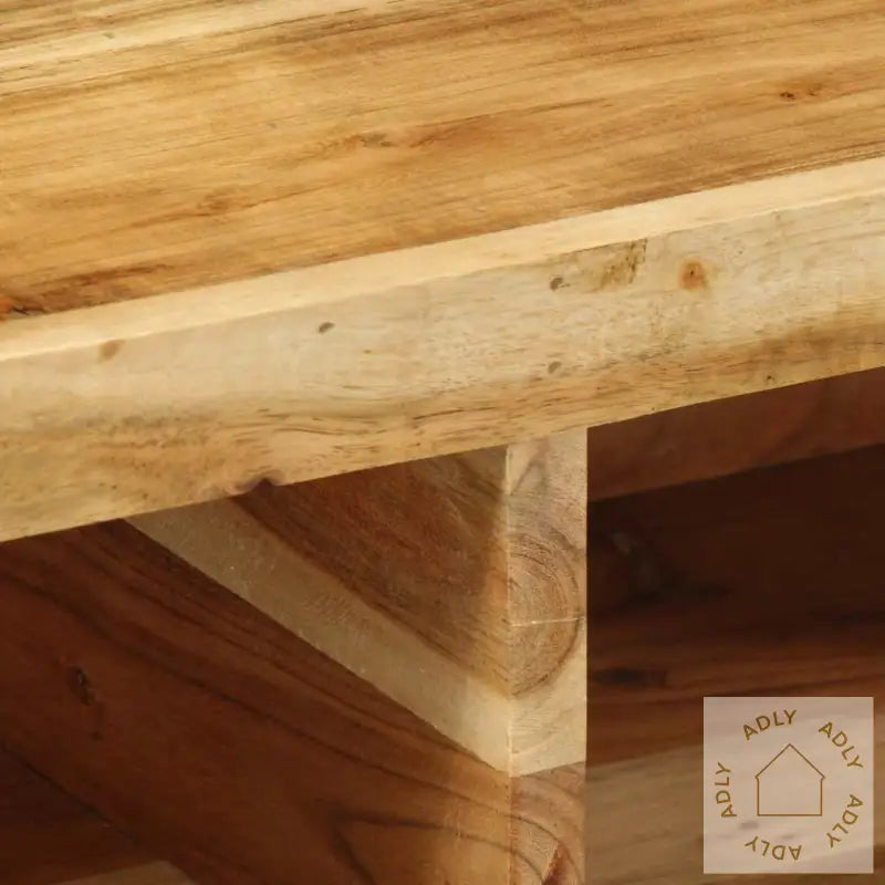Veggmontert Tv-Benk 80X30X19 Cm Heltre Akasie