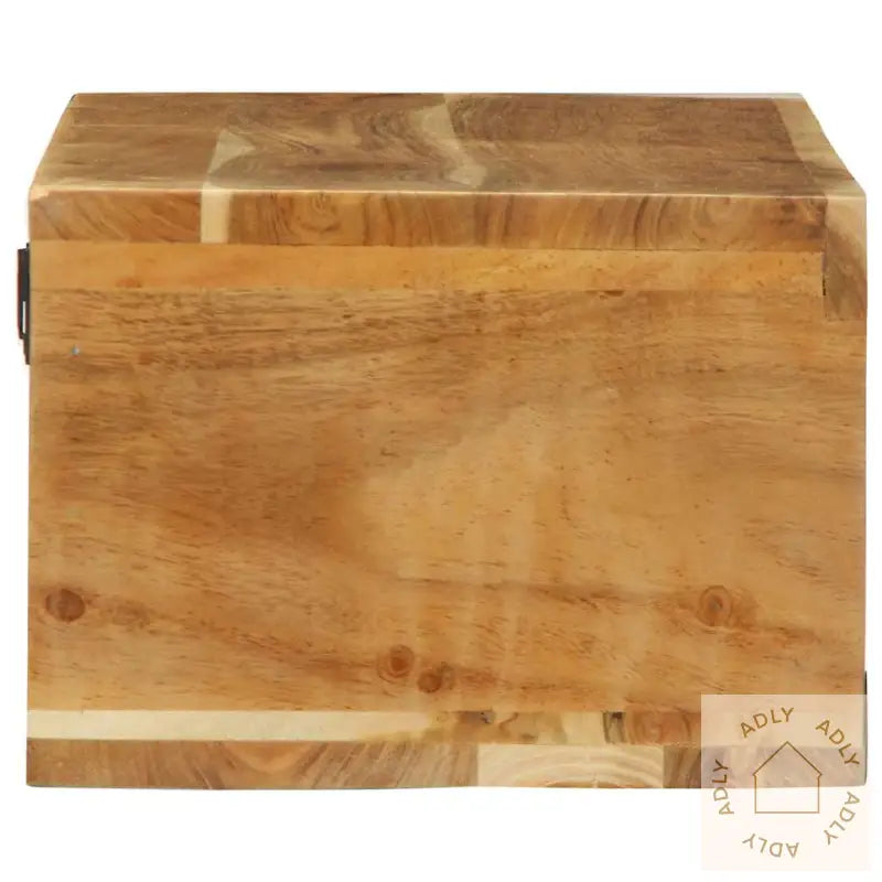 Veggmontert Tv-Benk 80X30X19 Cm Heltre Akasie