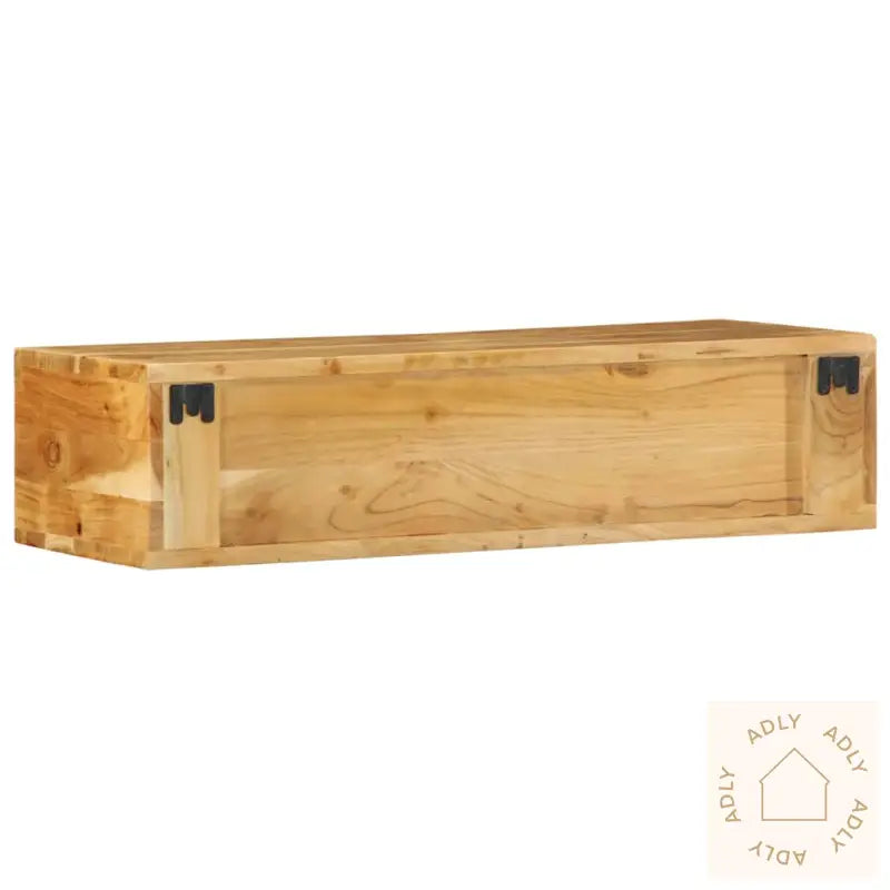 Veggmontert Tv-Benk 80X30X19 Cm Heltre Akasie