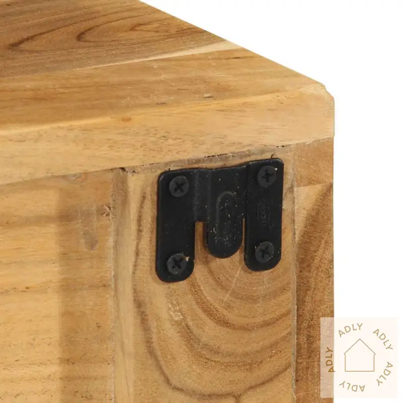 Veggmontert Tv-Benk 80X30X19 Cm Heltre Akasie