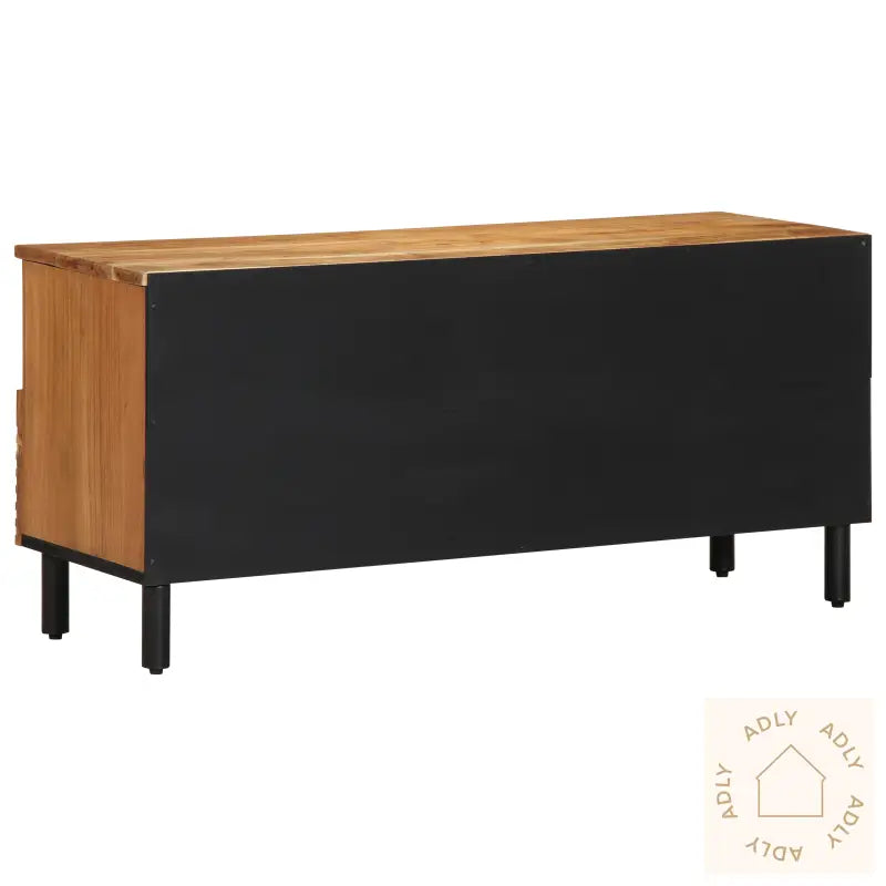 Tv-Skap 100X33,5X46 Cm Massivt Akasietre