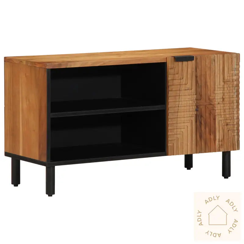 Tv-Benkskap 80X31,5X46 Cm Massivt Akasietre