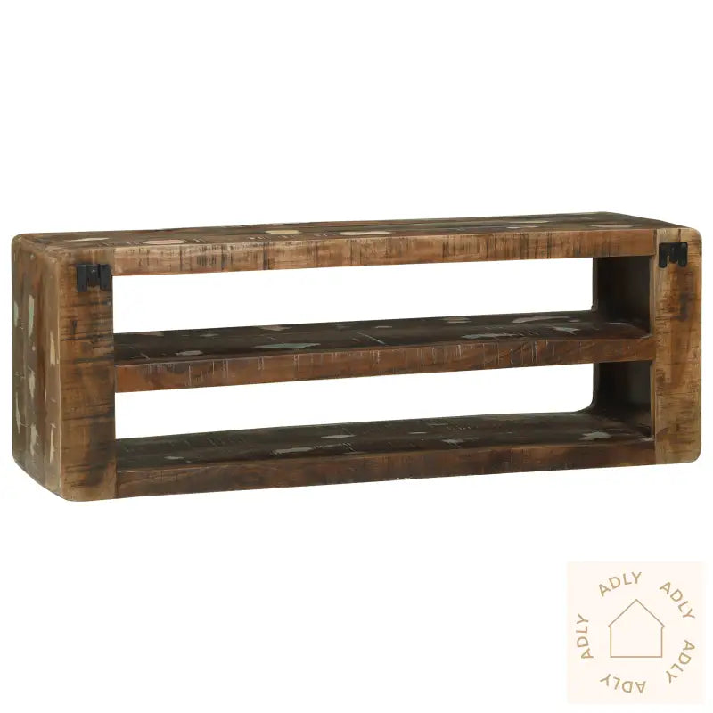 Tv Skap 100X32X36 Cm Massivt Tre Gjenvunnet