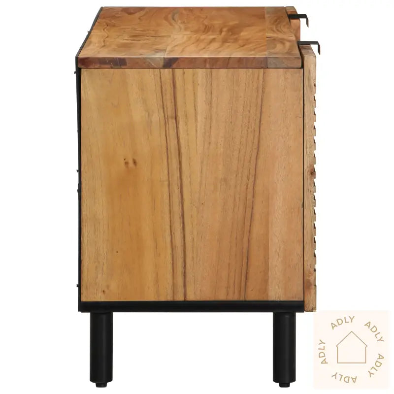 Tv Cabinet 105X33,5X46 Cm Solid Wood Acacia