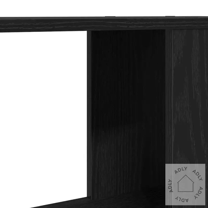 Tv-Benk Svart Eik 60X24X32 Cm Konstruert Tre