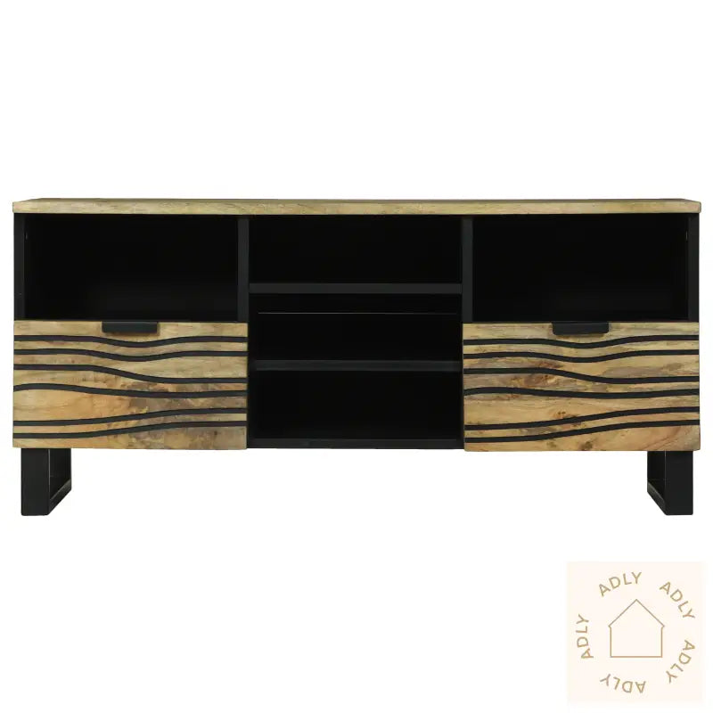 Tv-Skap 100X33.5X46 Cm Solid Mangotre