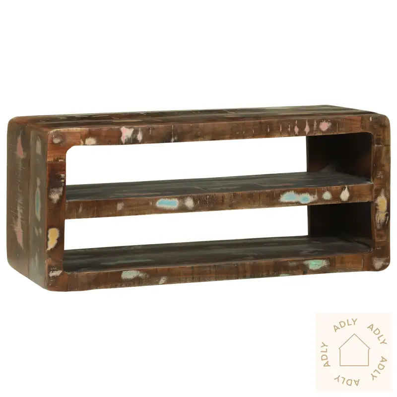 Tv-Skap 80X32X36 Cm Solid Tre Gjenbruk