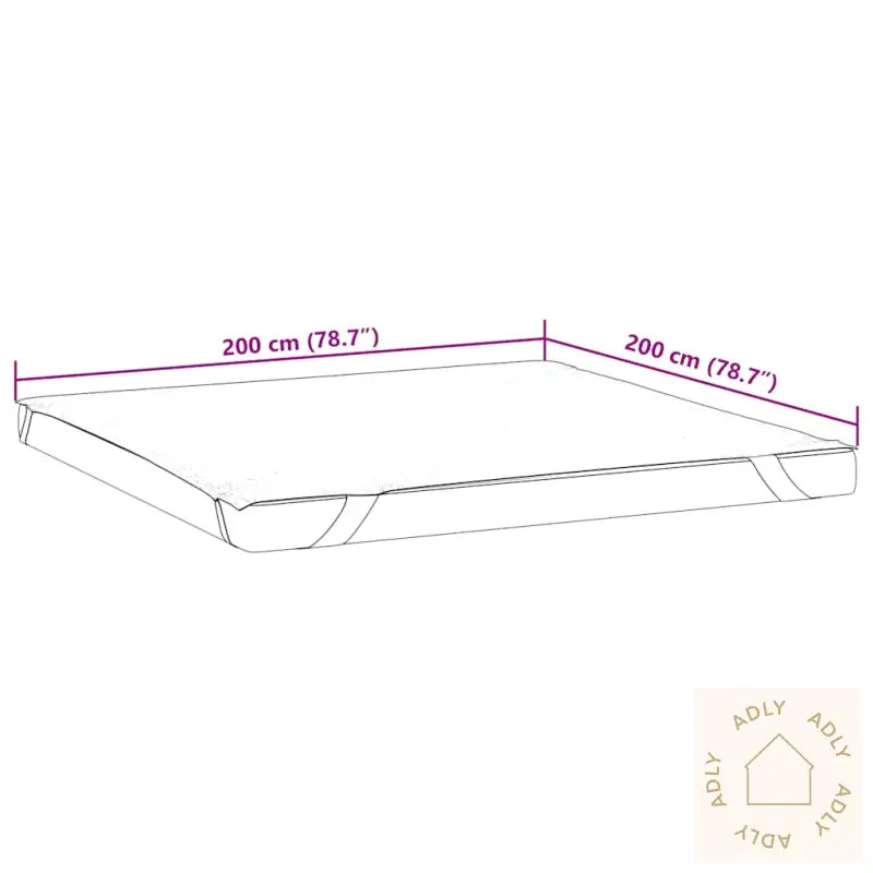 Madrassbeskytter Hvit 200X200 Cm Vanntett