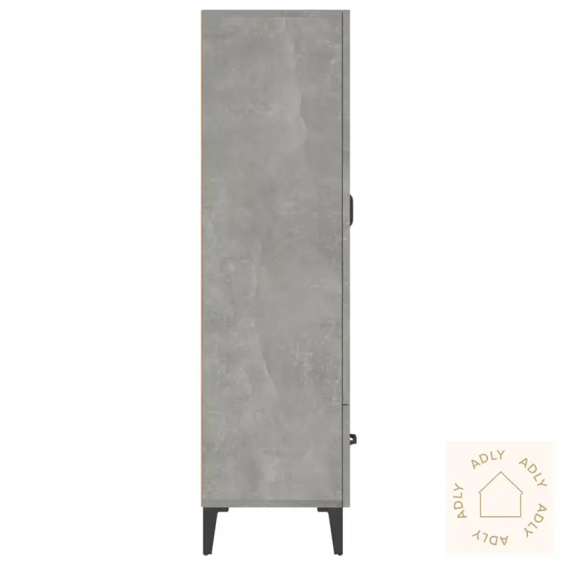 Highboard Betonggrå 70X31X115 Cm Konstruert Tre