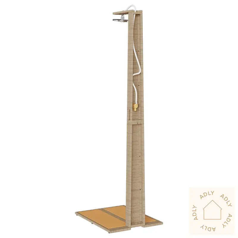 Hagedusj Beige 60X80X214 Cm Poly Rattan