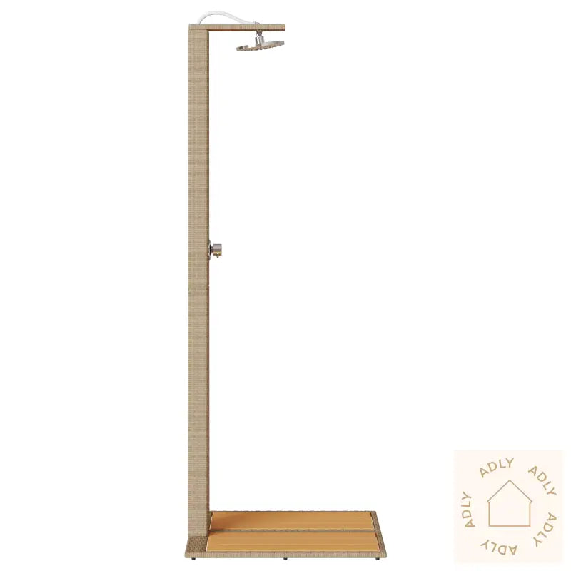 Hagedusj Beige 60X80X214 Cm Poly Rattan