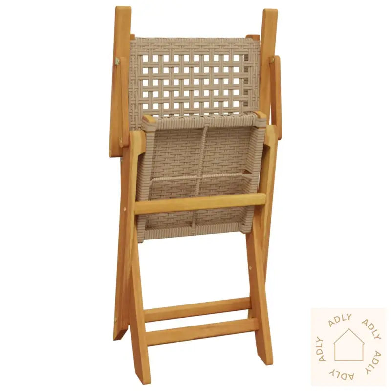 Hagespisegruppe 7 Deler Beige Polyrotting Og Heltre