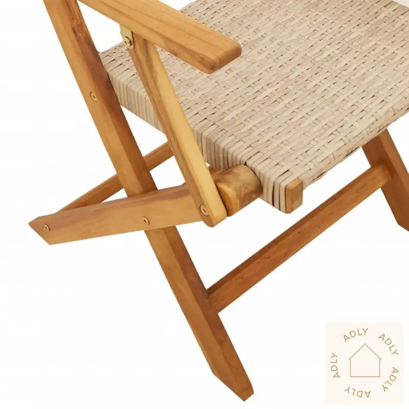 Hagespisegruppe 5 Deler Beige Polyrotting Og Heltre