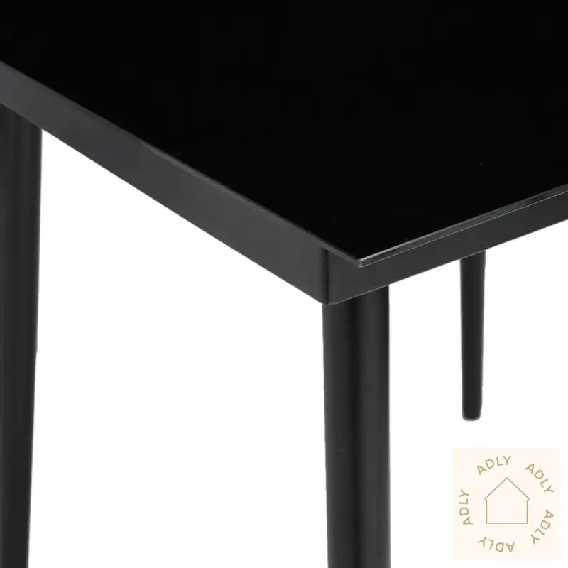 Utendørs Spisestue 3 Deler Svart