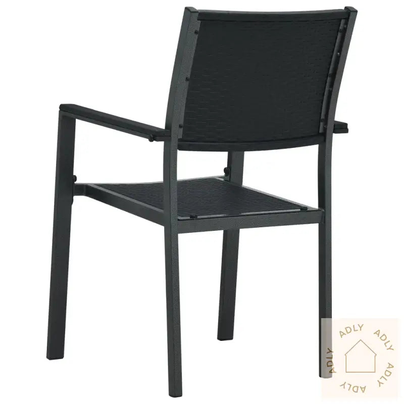 Utendørs Spisestue 3 Deler Svart