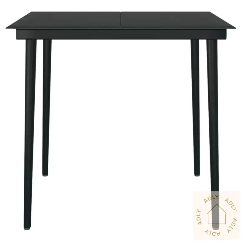 Utendørs Spisestue 3 Deler Svart