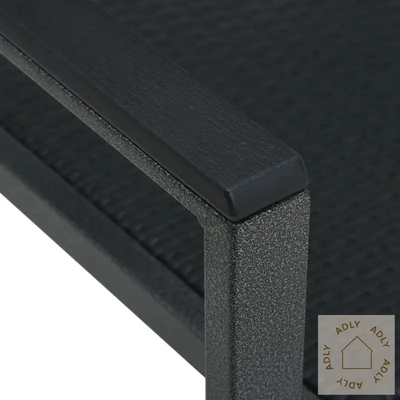 Utendørs Spisestue 3 Deler Svart