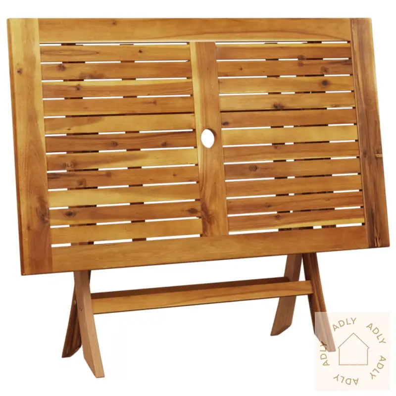 Hagespisegruppe 5 Deler Bladmønster Stoff Og Heltre