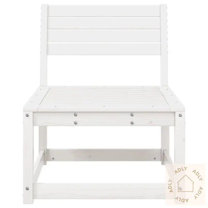 Hagesofa Hvit Heltre Furu