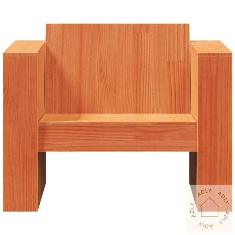 Hagesofa Voksbrun 79X60X62 Cm Heltre Furu