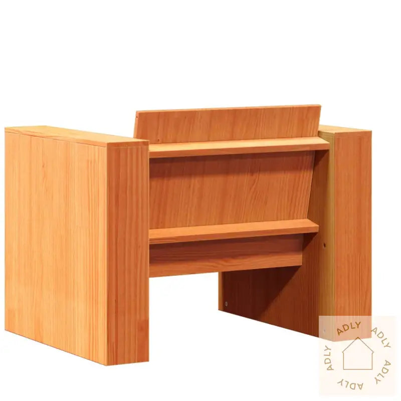 Hagesofa Voksbrun 79X60X62 Cm Heltre Furu