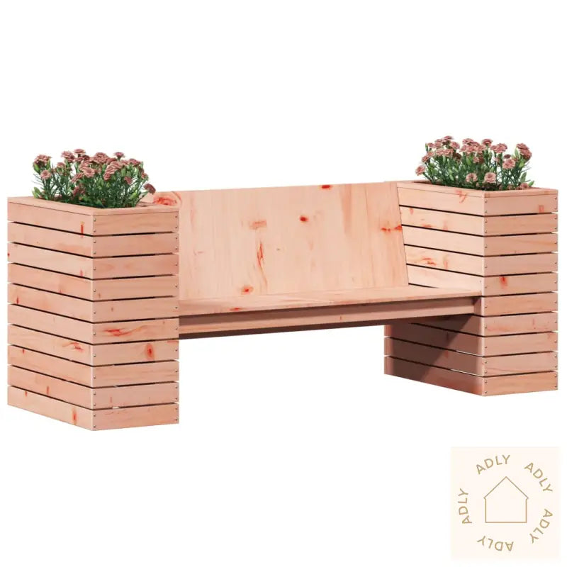 Benk Med Plantekasser 167,5X60X65 Cm Heltre Douglasgran