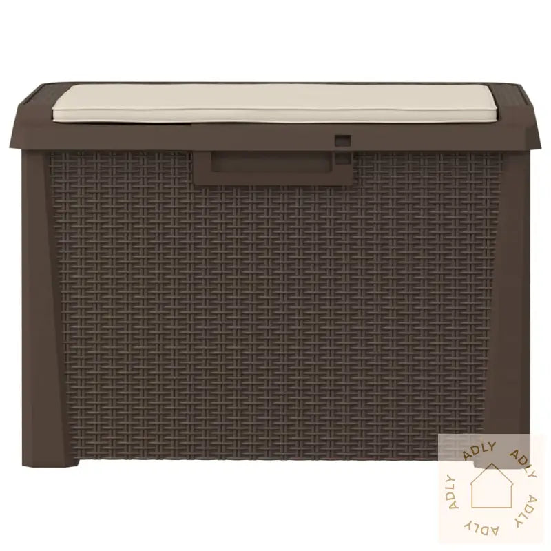 Putekasse Med Sittepute Brun 125 L Pp