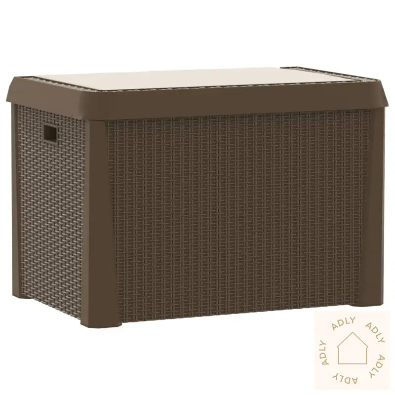 Putekasse Med Sittepute Brun 125 L Pp