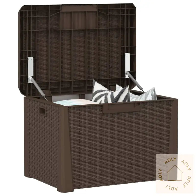 Putekasse Med Sittepute Brun 125 L Pp