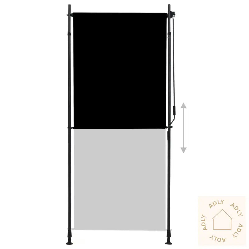 Utendørs Rullegardin 100X270 Cm Antrasitt