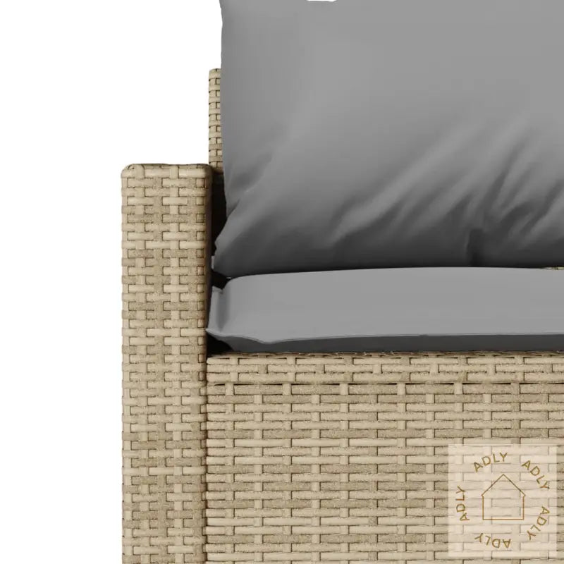 Hagespisegruppe Med Puter 2 Deler Beige Polyrotting